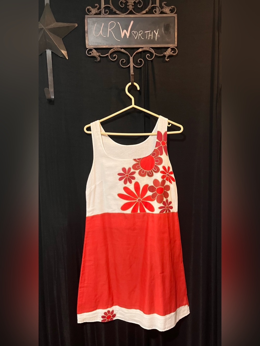 *012-Handcrafted Cotton Daisy Picnic Dress